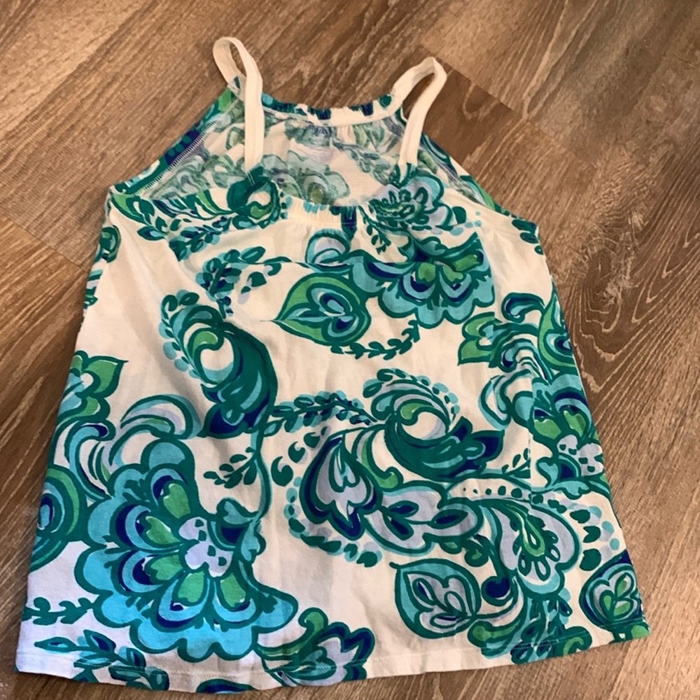 Girls XL dressy tank top , with patterns.